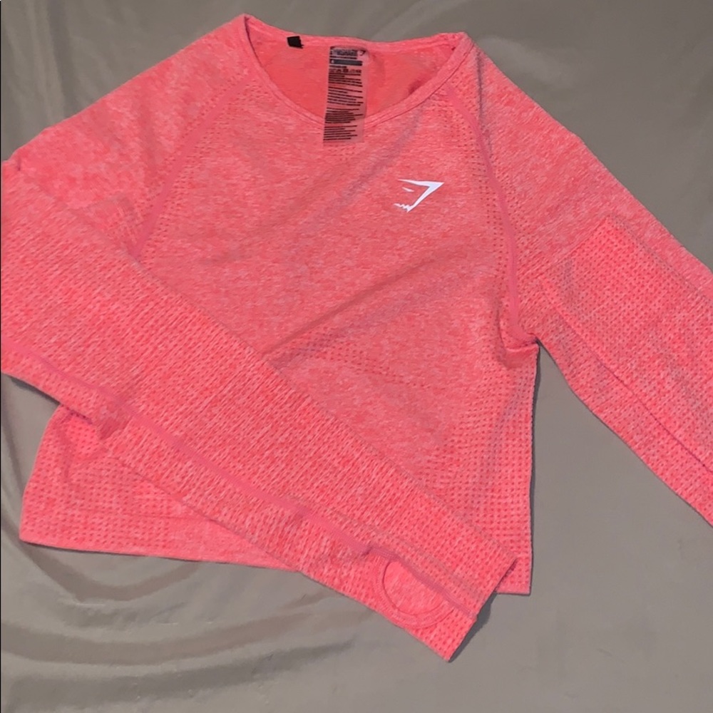 Gymshark seamless crop top long sleeve